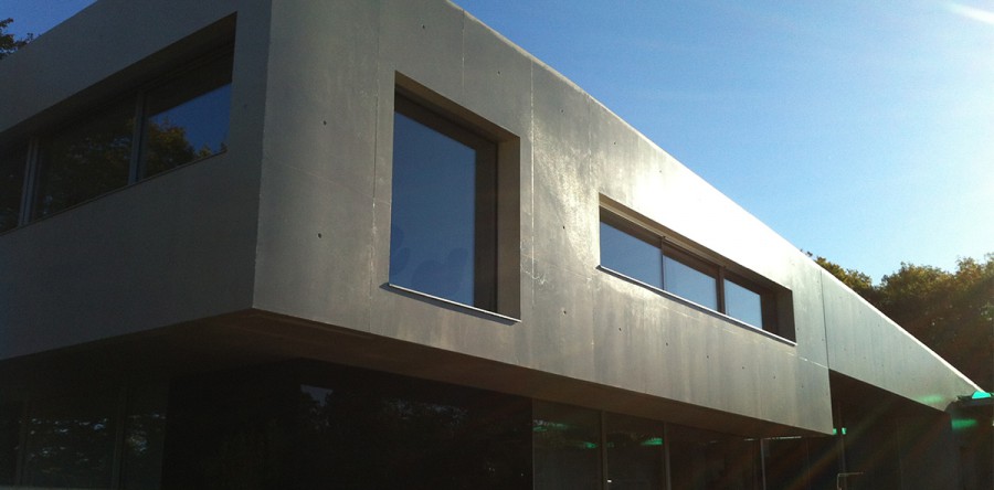 Maison en béton apparent